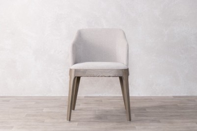 cologne carver chair light grey front view